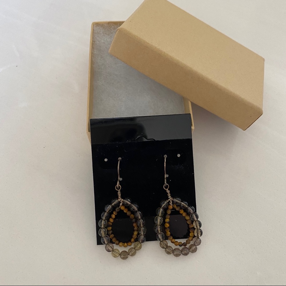 NIB Handcrafted Bead Earrings